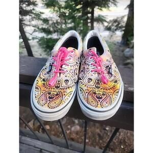 Brand New Vans men's Off The Wall skateboard skeleton shoes size 7.5